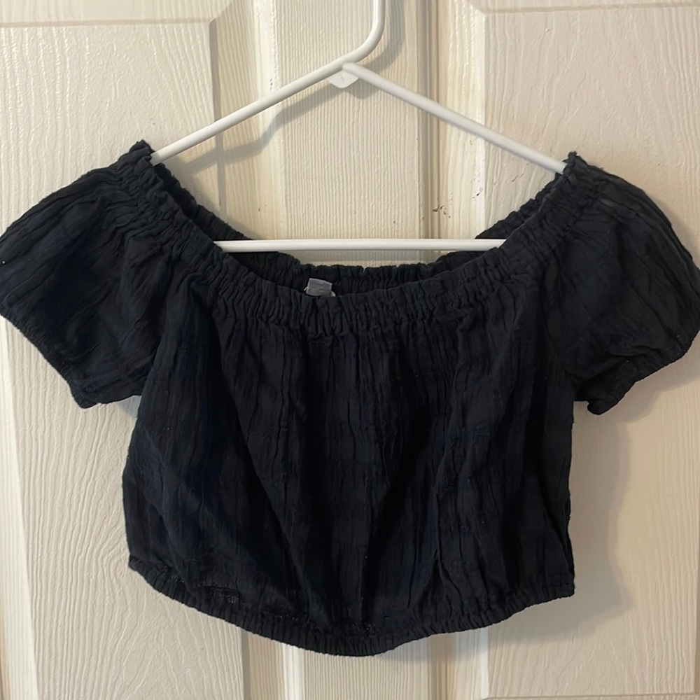 Aerie Off the Shoulder Crop Top